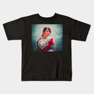 Hmong girl at Bac Ha Vietnam Kids T-Shirt